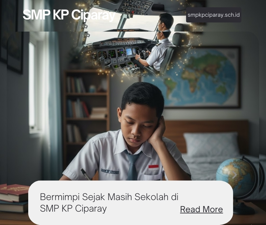 Bermimpi Sejak Masih Sekolah di SMP KP Ciparay